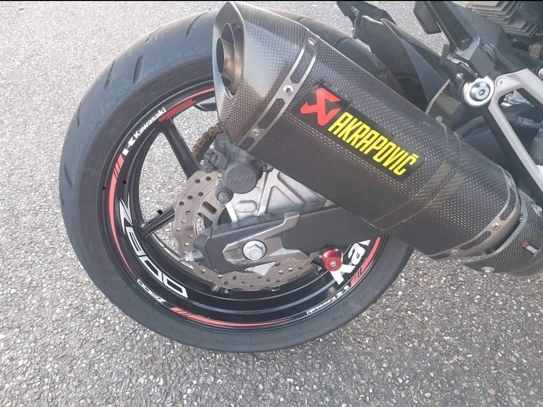 Стикери за джанти Kawasaki Z800 5 Stickers jantes Kawasaki Z800 - Изображение 5