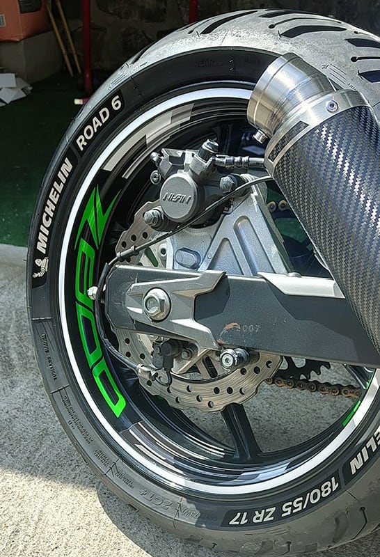 Стикери за джанти Kawasaki Z800 6 Stickers jantes Kawasaki Z800 - Изображение 6