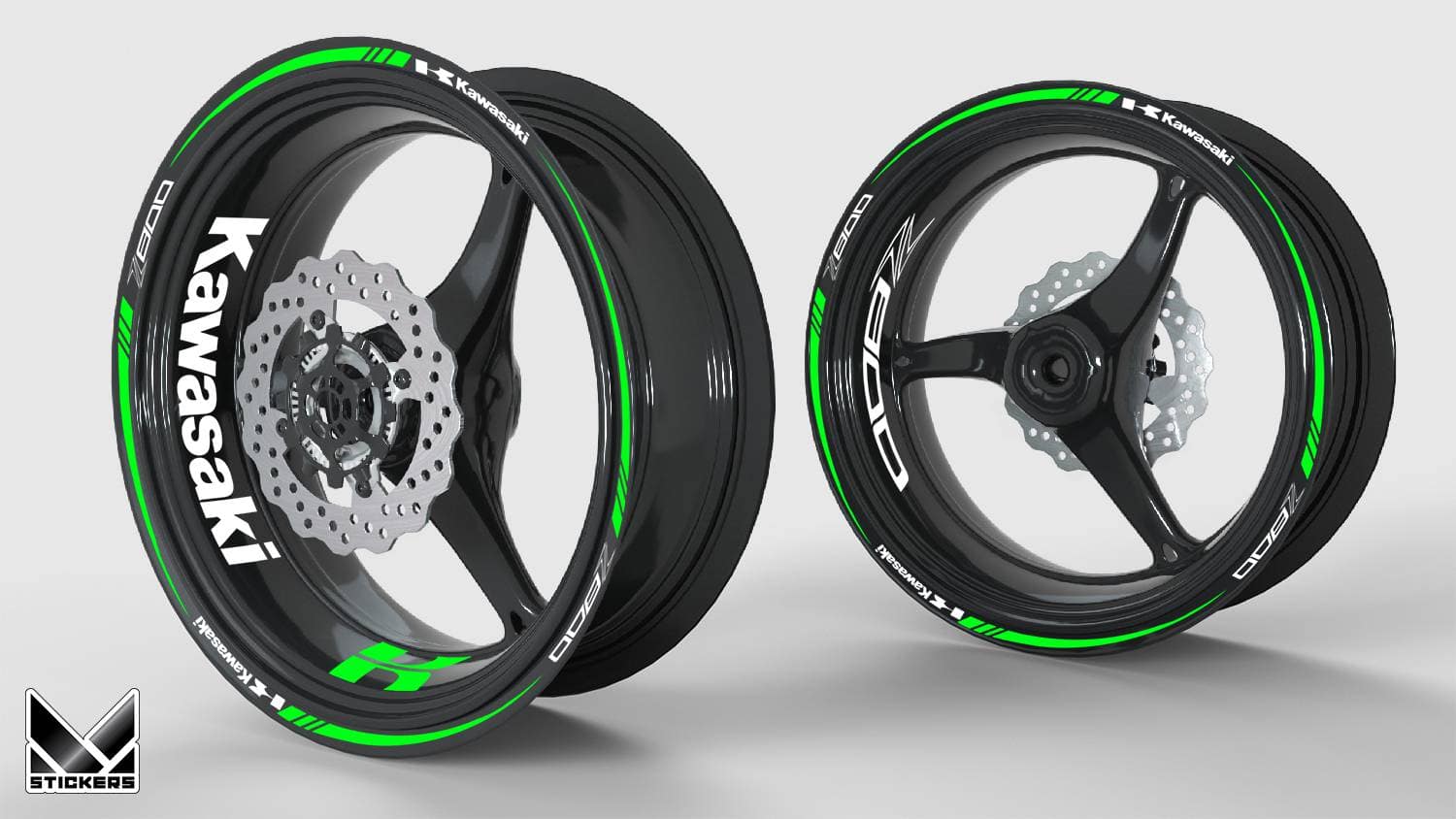 Стикери за джанти Kawasaki Z800 1 Ленти за джанти Kawasaki Z800