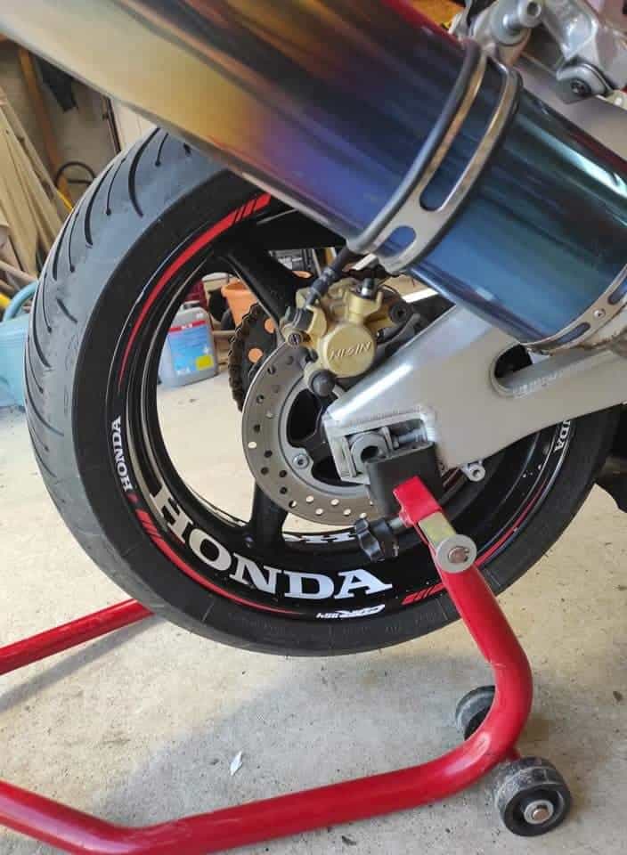 Fælgstickers Honda CBR 1100 5 Stickers jante Honda CBR 1100 - Billede 5