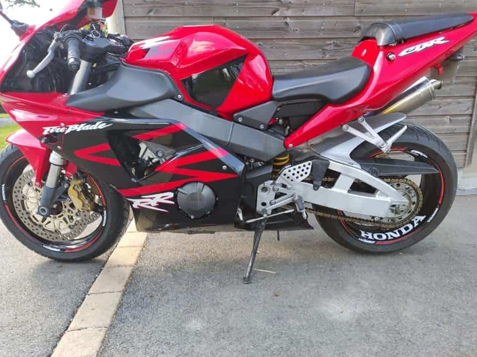 Fælgstickers Honda CBR 1100 4 Stickers jante Honda CBR 1100 - Billede 4