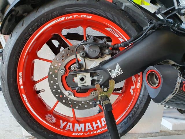 ленти за джанти Yamaha MT 09 5 Stickers jantes Yamaha MT 09 - Изображение 5