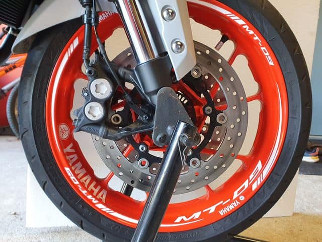 Ленти за джанти Yamaha MT-09 Stickers jantes Yamaha MT 09 - Изображение 6