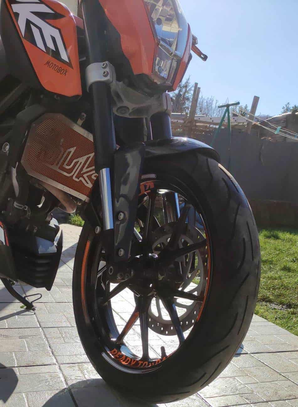 KTM Duke 125 Rim Decals (7) Stickers jante KTM Duke 125 - Image 7