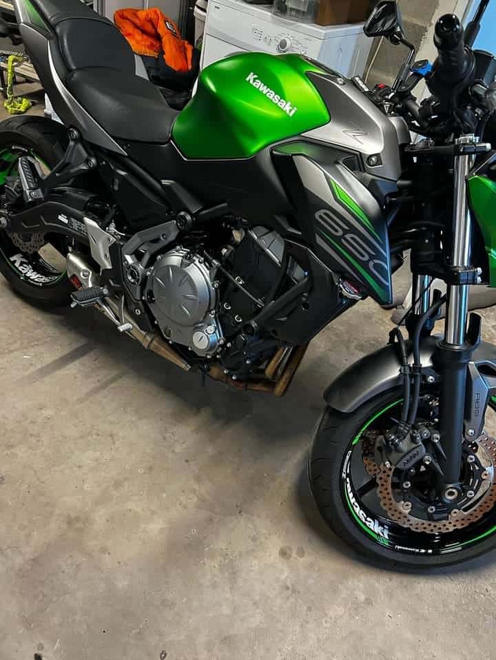 Nalepke za platišča Kawasaki Z650 6 Stickers jante Kawasaki Z650 - Slika 6