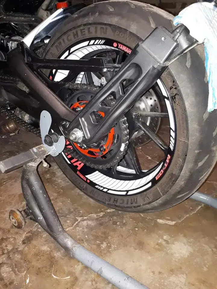 Ленти за джанти Yamaha MT 09 8 Stickers jantes Yamaha MT 09 - Изображение 8