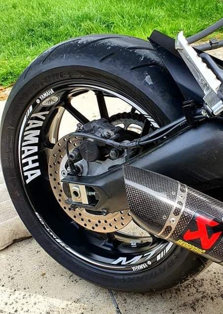 Ленти за джанти Yamaha MT 09 4 Stickers jantes Yamaha MT 09 - Изображение 4