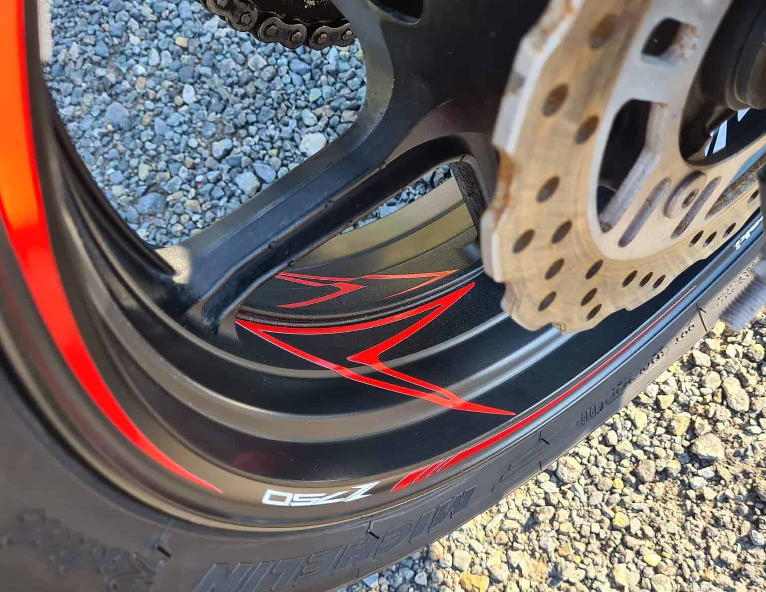 Nalepke platišč Kawasaki Z750 5 Stickers jantes kawasaki z750 - Slika 5