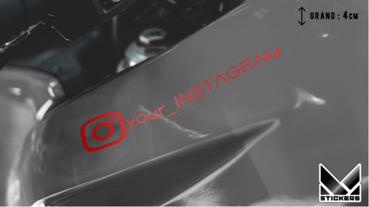 Decais de instagram personalizados 3 Stickers instagram personnalisé - Imagem 3