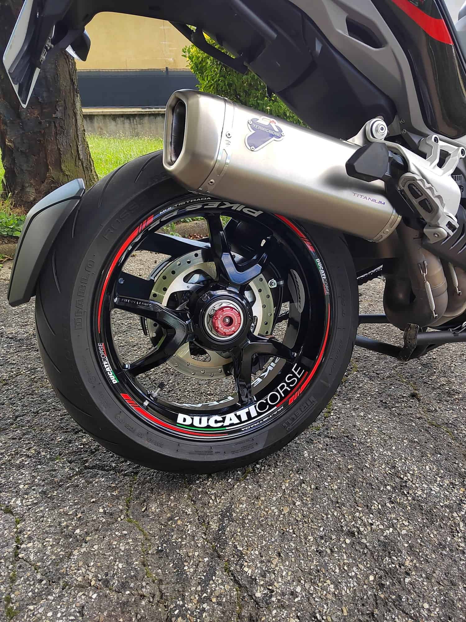 Naljepnice za felge Ducati Multistrada V4 S 3 Stickers jante Ducati Multistrada V4 S - Slika 3