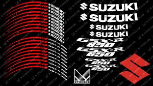 Stickers jantes moto suzuki gsxr : Guide pour choisir son kit 4 NOUVEAU Demo Pack Complet gsxr 650