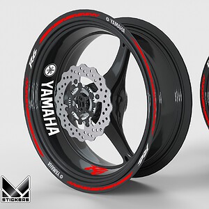 Stickers jante Yamaha R6