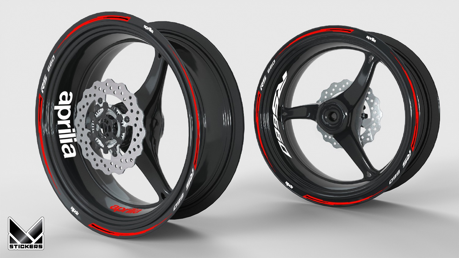 Naklejki na felgi Aprilia RS 660 1 Naklejki na felgi Aprilia RS 660 czerwone