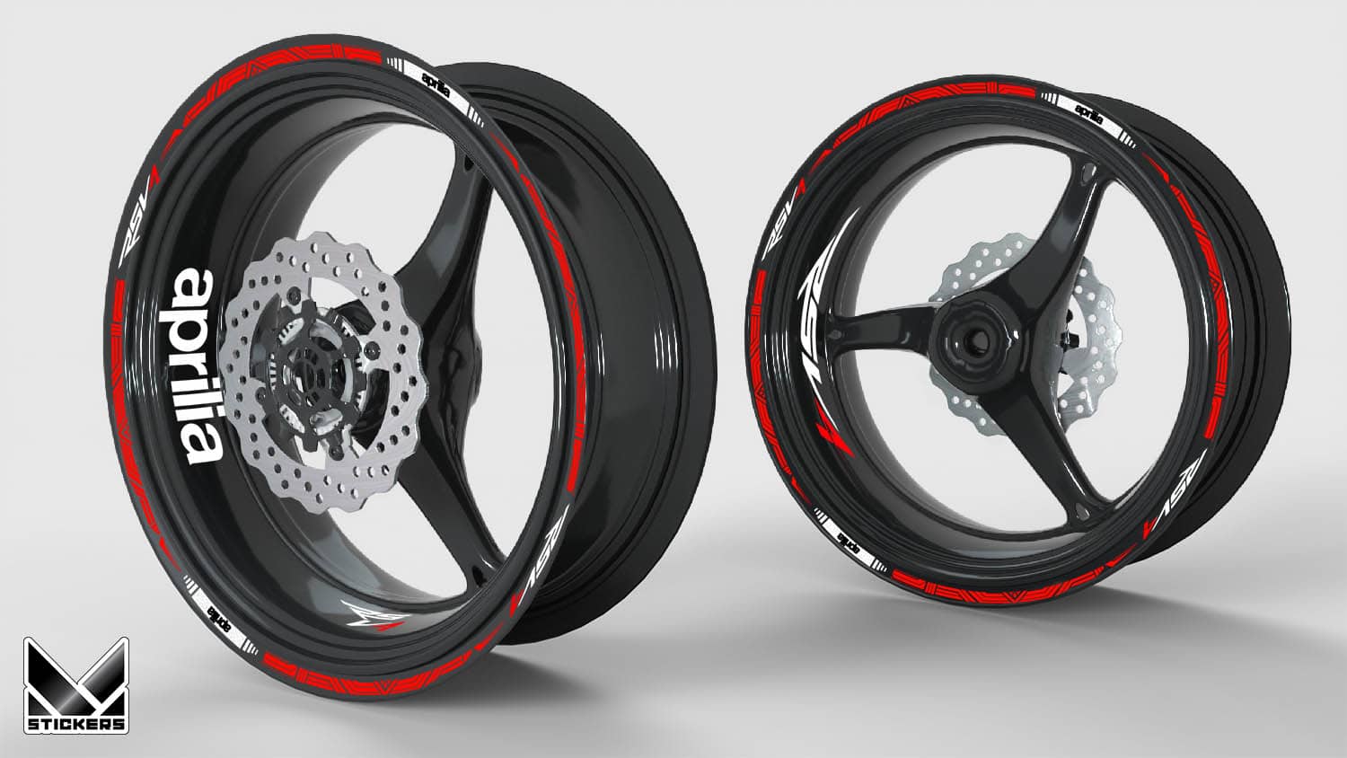 Nalepke za platišča Aprilia RSV4 1 Nalepke za platišča Aprilia RSV4 Rdeče