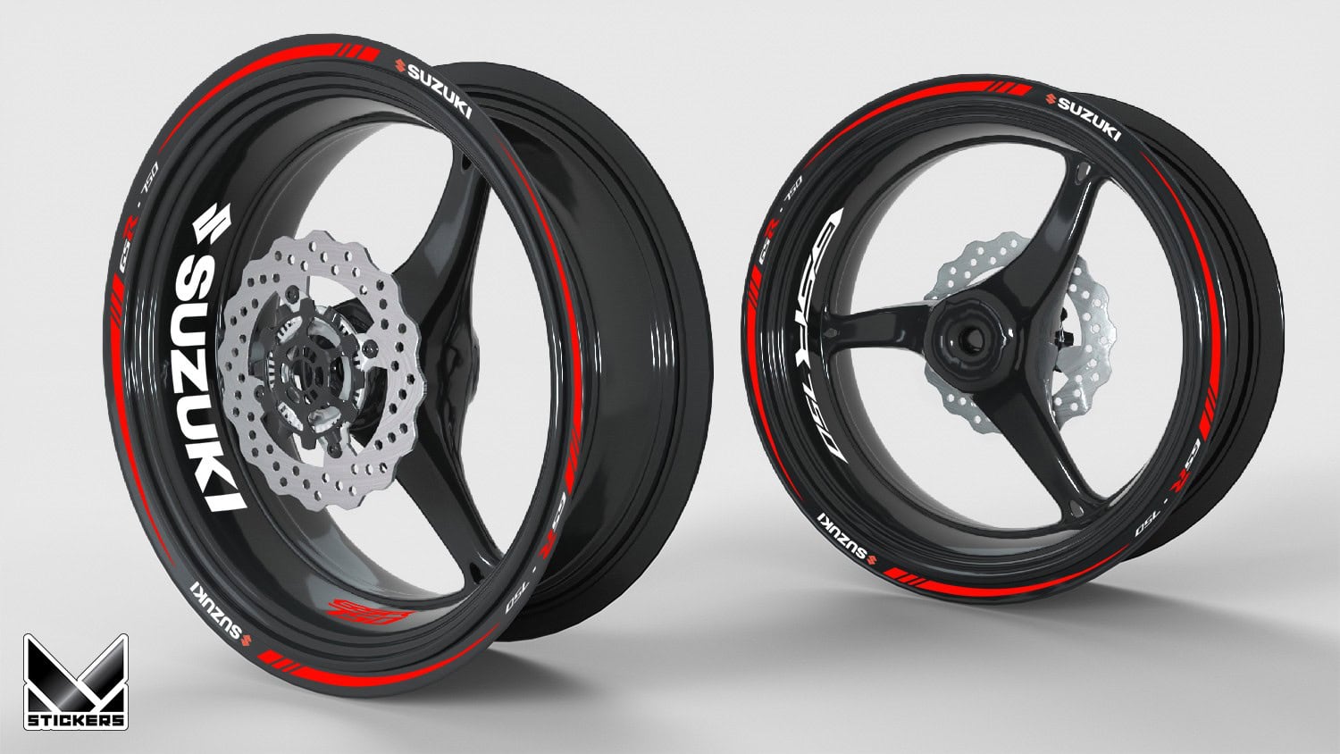 Vannetarrat Suzuki GSR 750 1 Vannetarrasarja GSR 750 punainen
