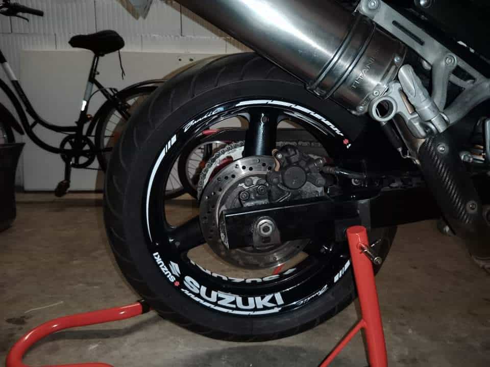 Fælgstickers Suzuki Bandit 650 Stickers jante Suzuki Bandit 650 - Billede 5