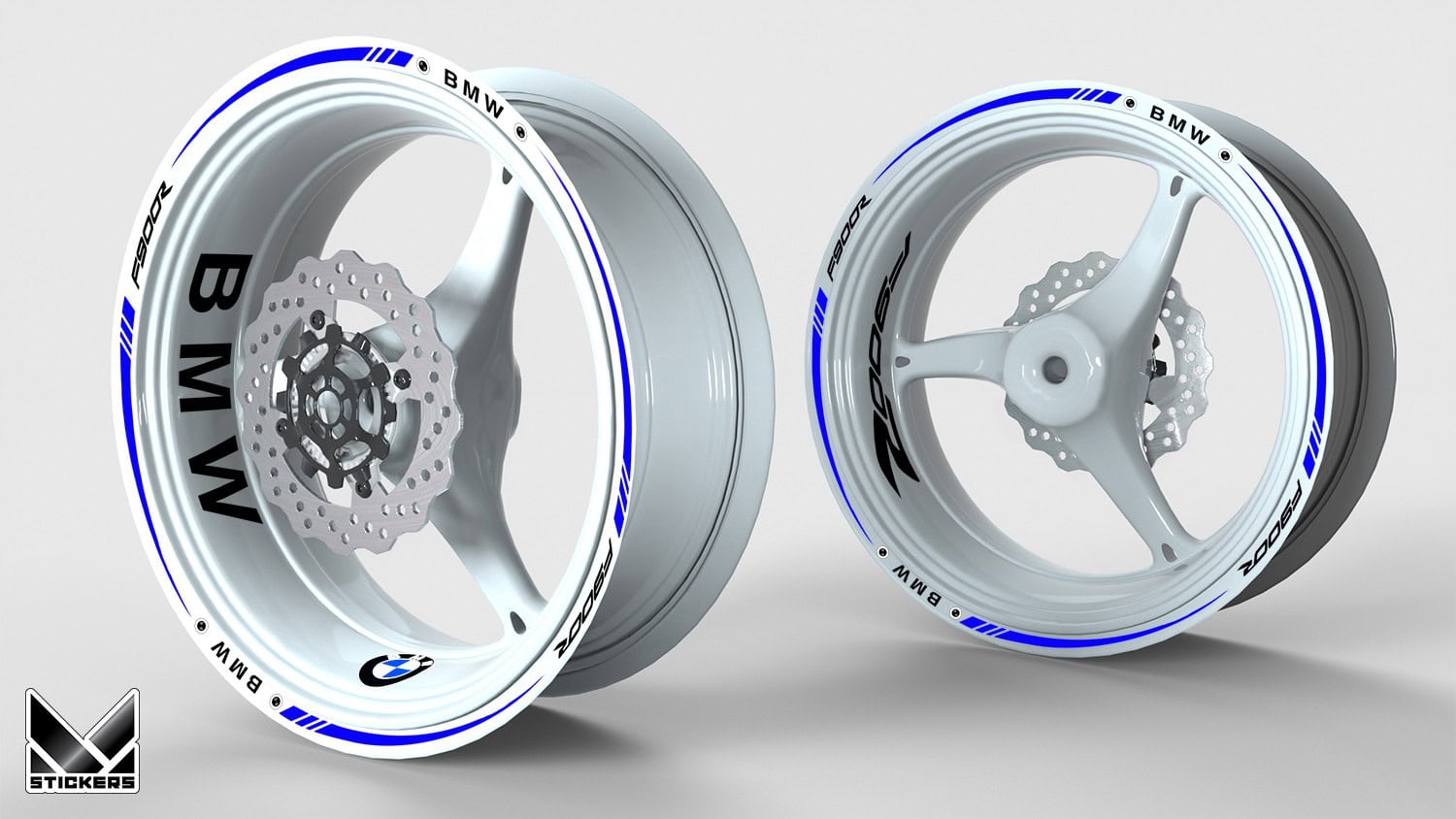 Felnimatricák BMW F900R 1 matricaszett F900 felnikhez kék