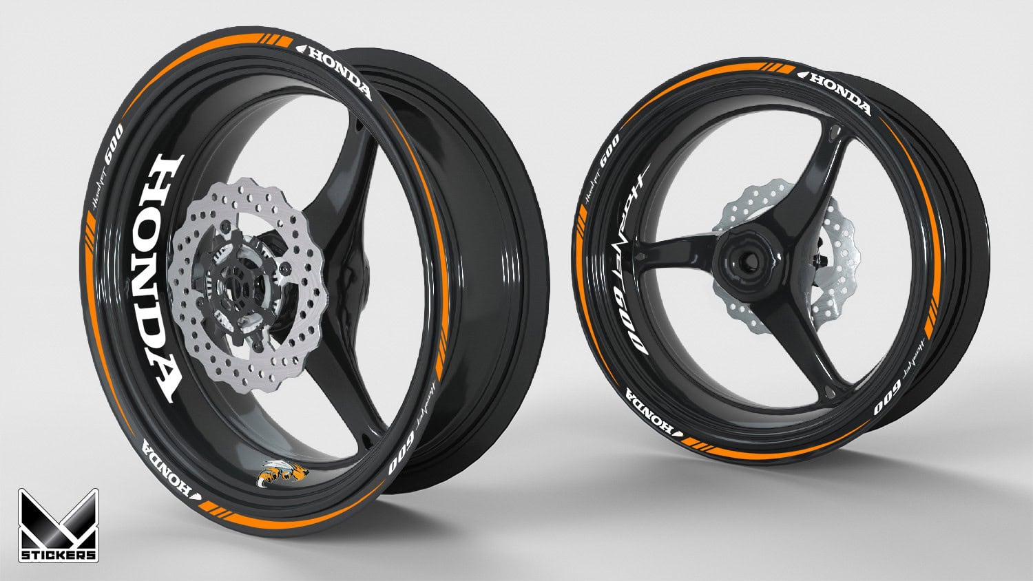 Vannetarrat Honda CBR 600 RR 1 Tarrasarjat Vanneteipit Honda Hornet 600 orange