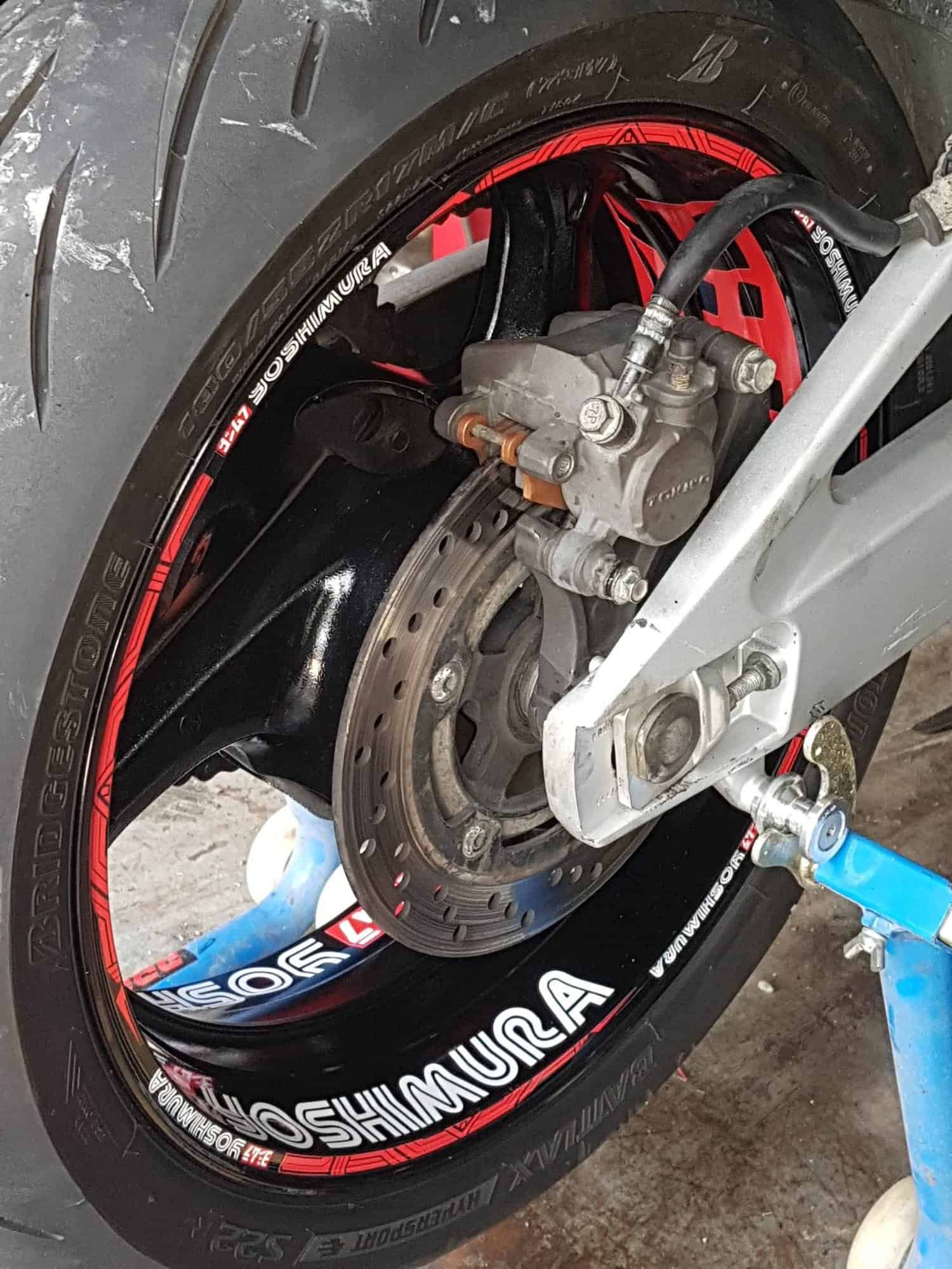 Adesivi per cerchi Yoshimura 6 Stickers jante Yoshimura - immagine 6