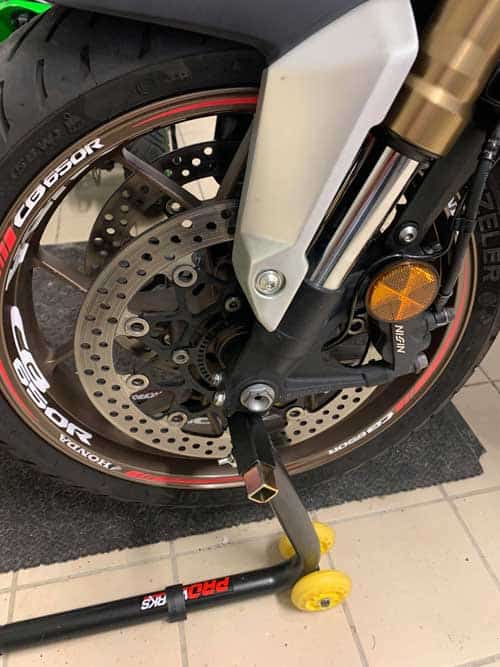 Stickers jante Honda CB 650 R 4 Kit stickers jantes CB650R Honda