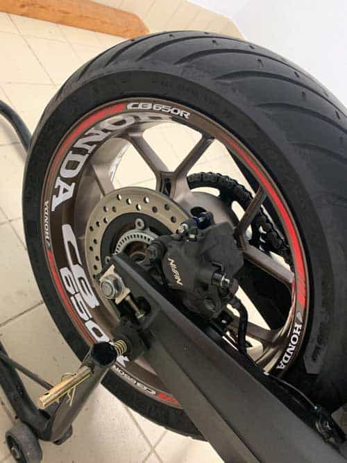 Stickers jante Honda CB 650 R 5 Stickers jantes Honda CB650R