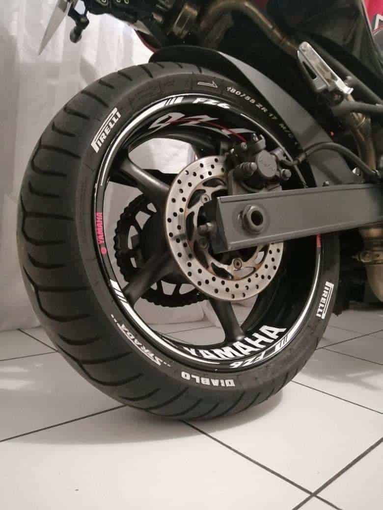Naljepnice za felge Yamaha FZ6 9 Stickers jante Yamaha FZ6 - Slika 9