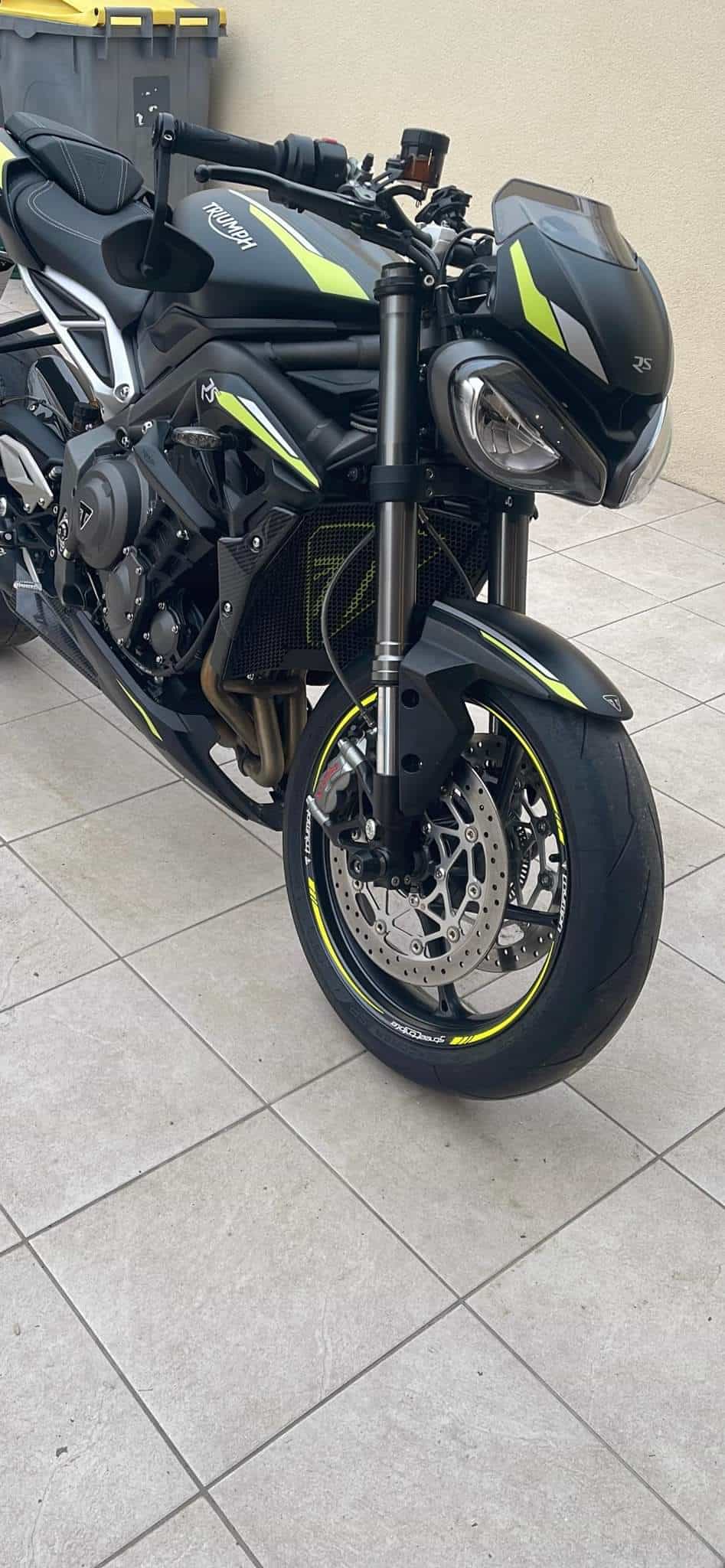 Naljepnice za felge Triumph Street Triple 765 RS 5 Stickers jante Triumph Street Triple 765 RS - Slika 5