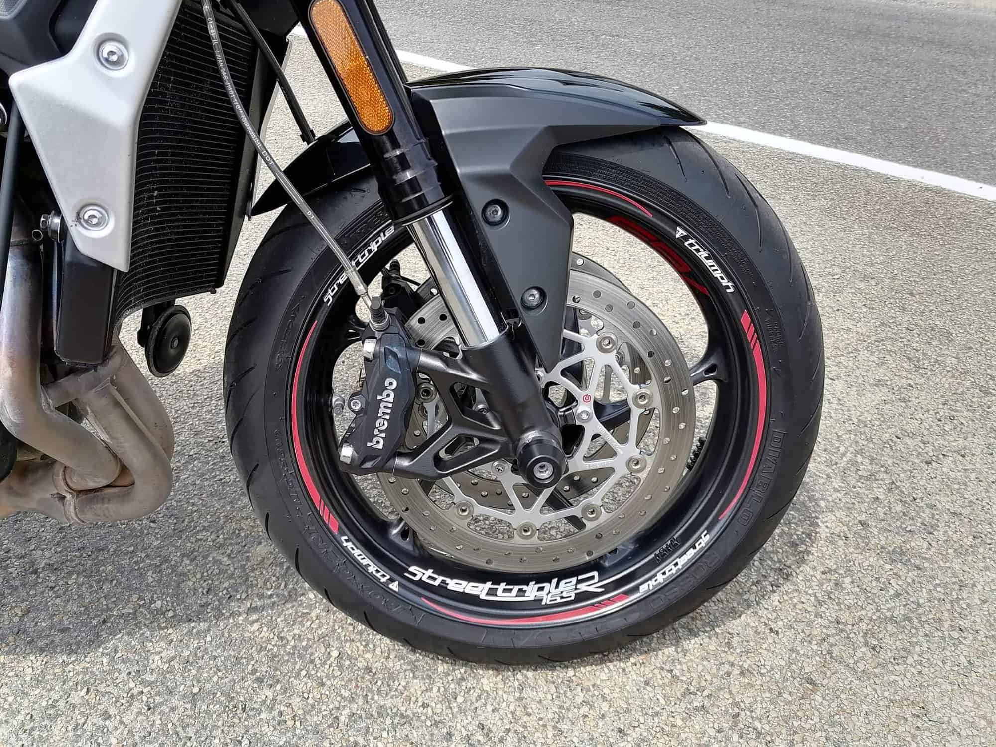 Felnimatricák Triumph Street triple 765 R 3 Stickers jante Triumph Street triple 765 R - Kép 3