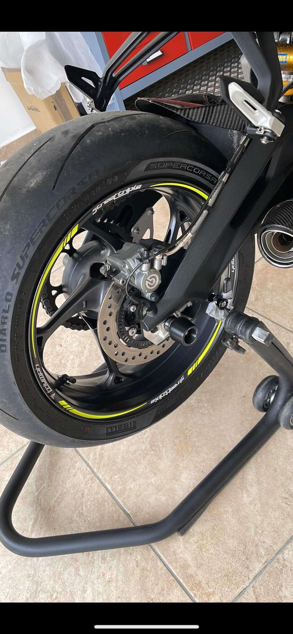 Naljepnice za felge Triumph Street Triple 765 RS 6 Stickers jante Triumph Street Triple 765 RS - Slika 6