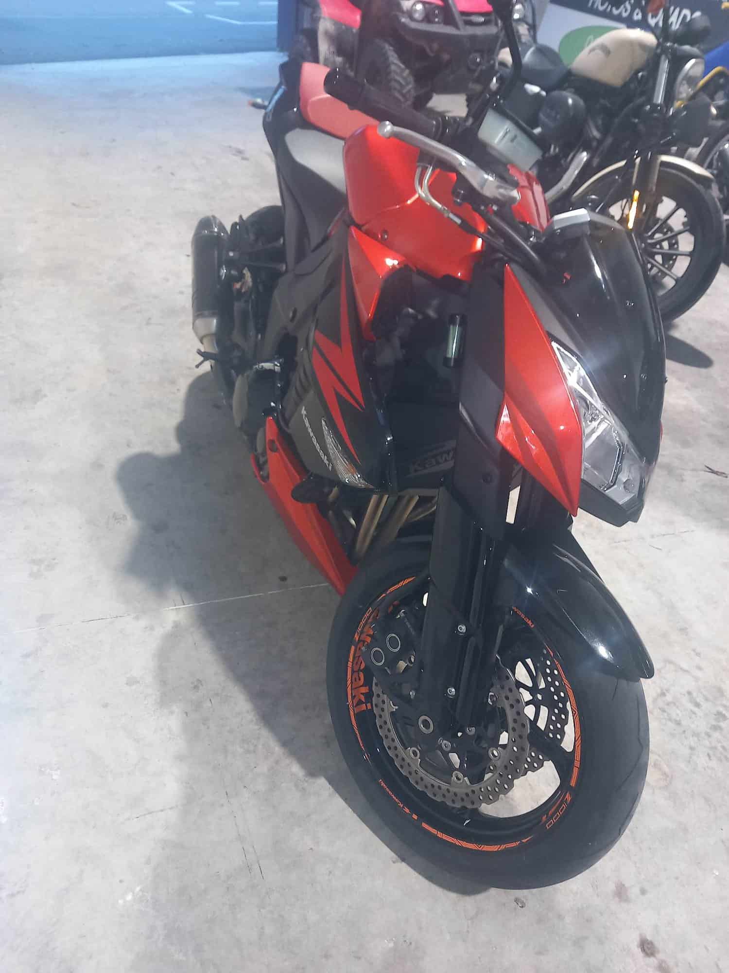 Pegatinas para llantas Kawasaki Z1000 3 Stickers jante Kawasaki Z1000 - Imagen 3