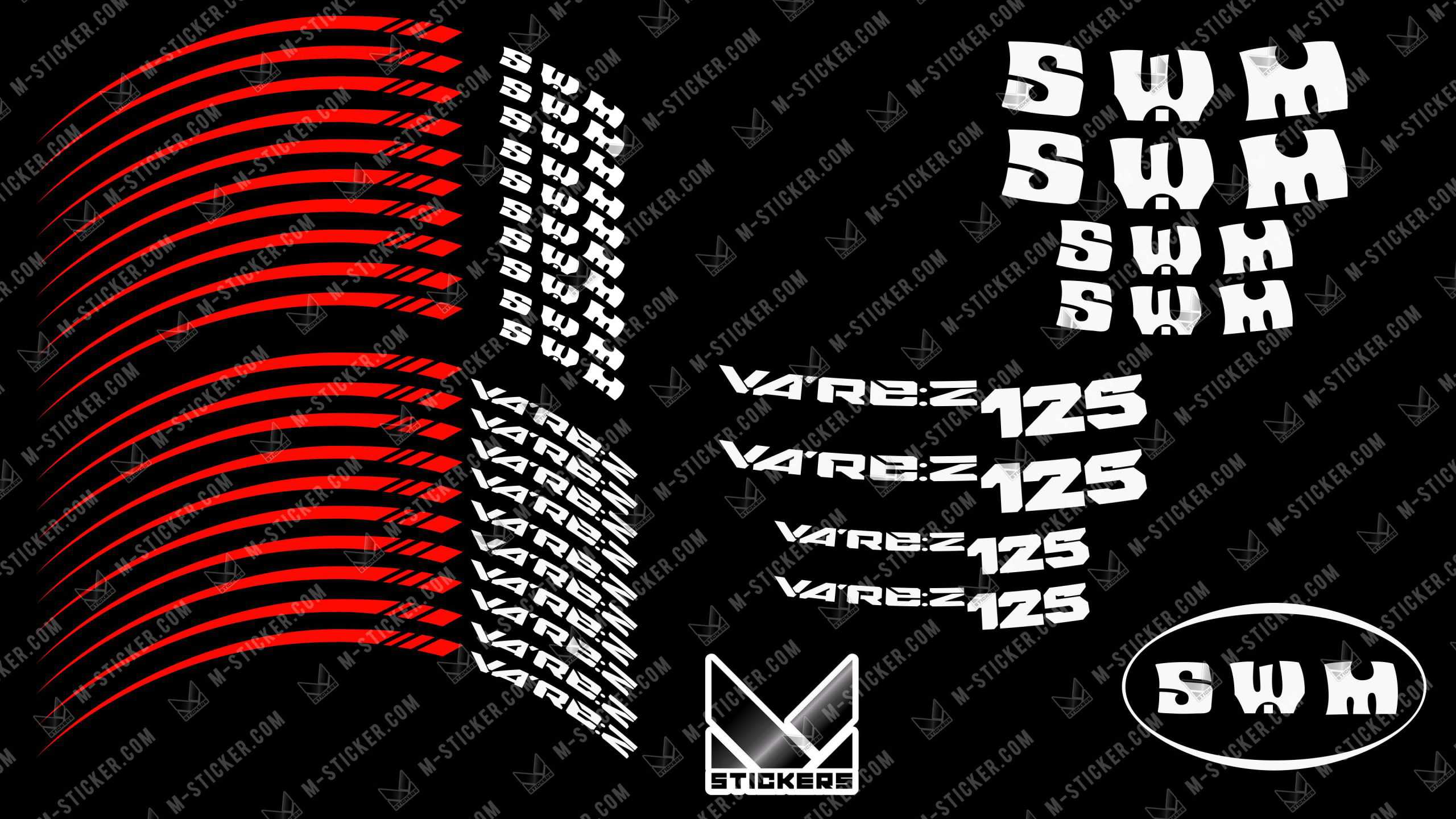 Stickers jante SWM Varez 3 Stickers jante SWM Varez – Image 3