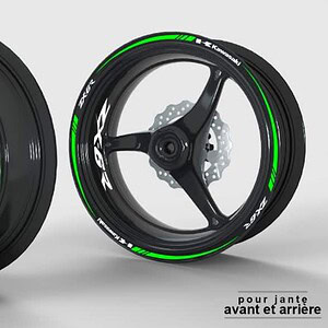 Stickers jante Kawasaki ZX6r