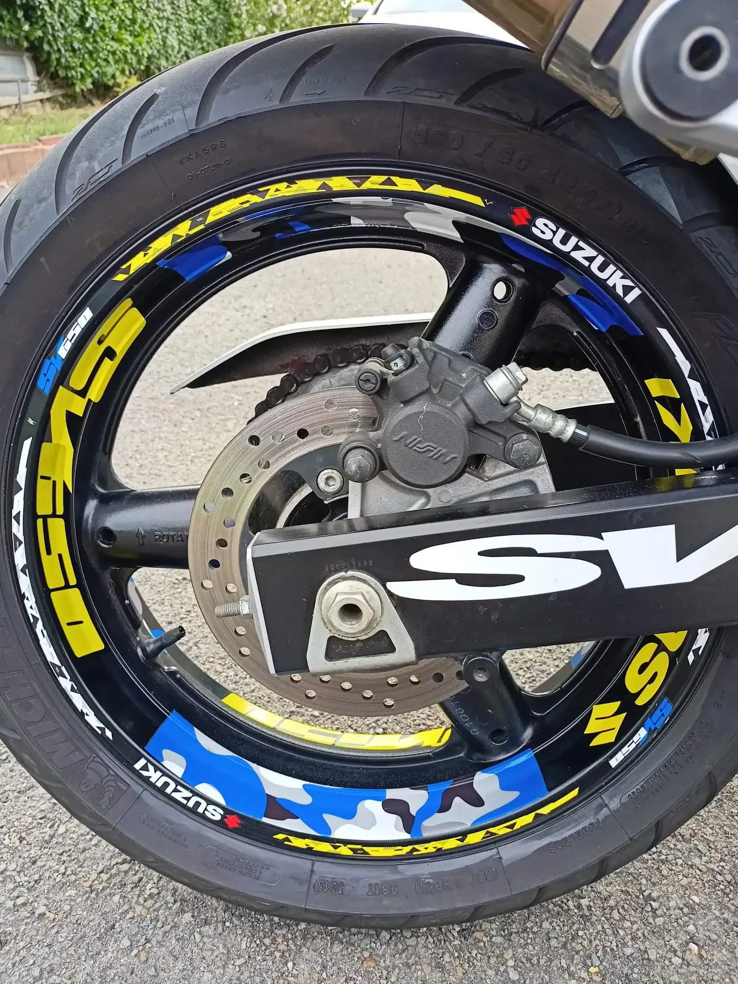 Nalepke za platišča Suzuki SV 650 6 Stickers jante Suzuki SV 650 - Slika 6
