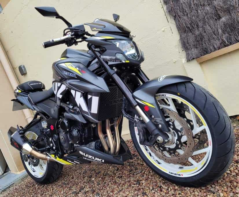 Fælgstickers Suzuki GSX-S 750 6 Stickers jante Suzuki GSX-S 750 - Billede 6