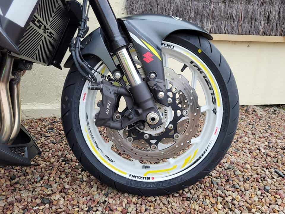 Fælgstickers Suzuki GSX-S 750 5 Stickers jante Suzuki GSX-S 750 - Billede 5