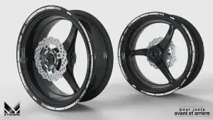 Motoros matricák Aprilia: Személyre szabott felnik 10 felnicsík Aprilia RS 660 design 9