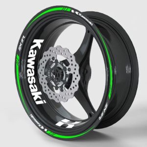 Autocolantes para jantes de moto Kawasaki 