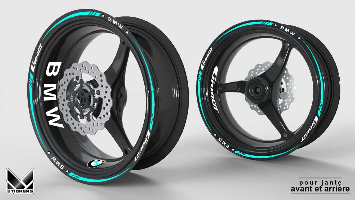 BMW C400GT 1 rim decals Stickers jante BMW C400GT