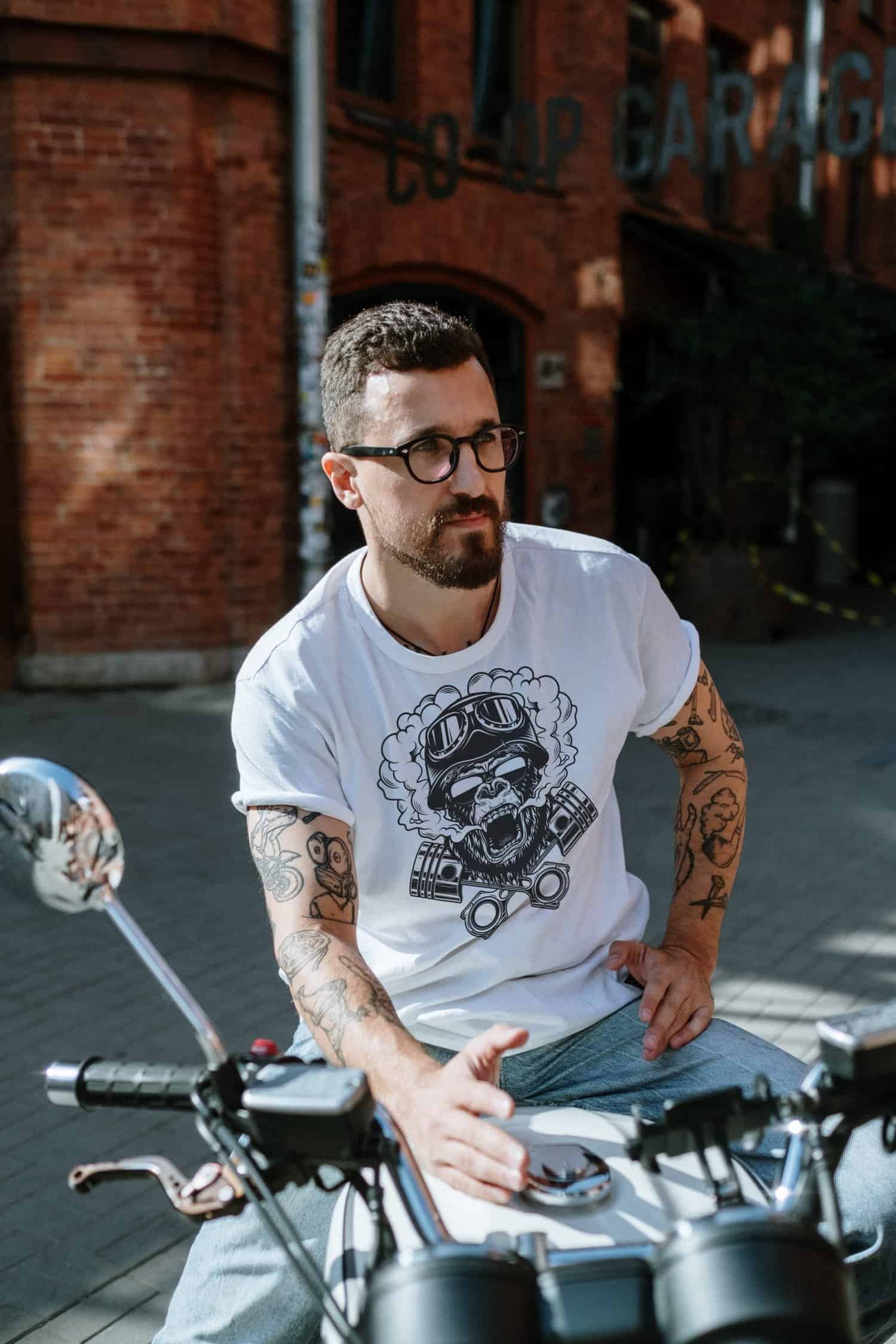 Moška majica Monkey 3 T-shirt moto Monkey - Slika 3