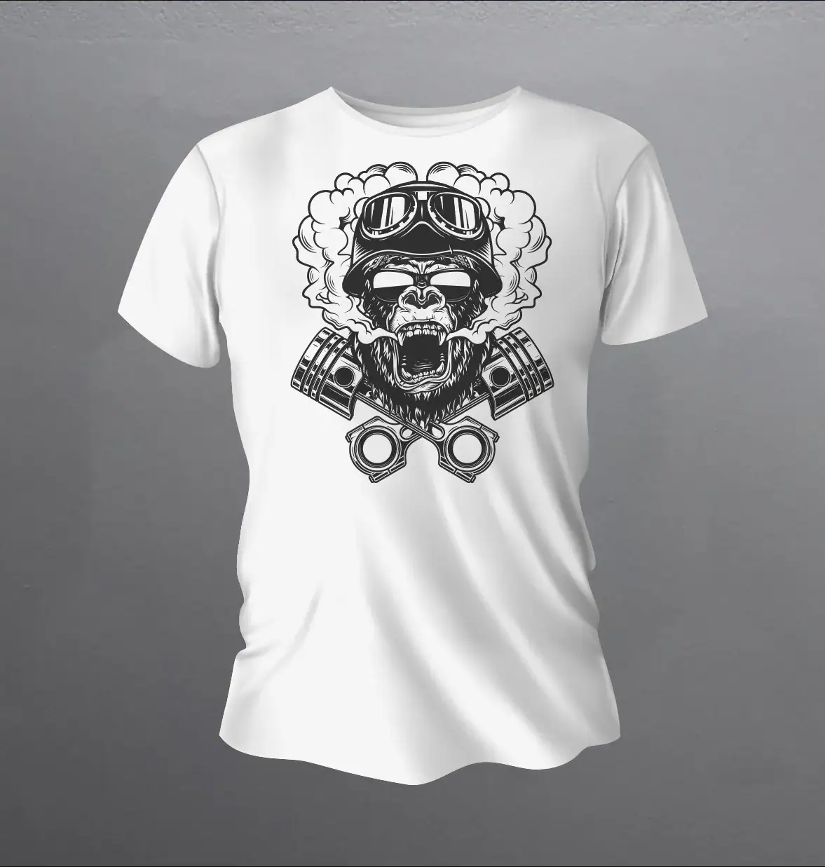T-shirt moto Monkey 1 T-shirt moto Monkey
