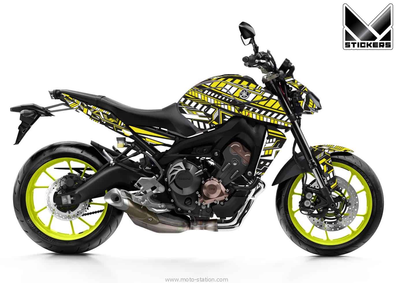 Grafički setovi Yamaha MT-09 - Line Art 1 Grafički set Yamaha MT-09 - Line Art