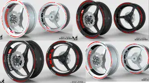 matricák Yoshimura felnikre: 11 felnimatricák motor Yoshimura