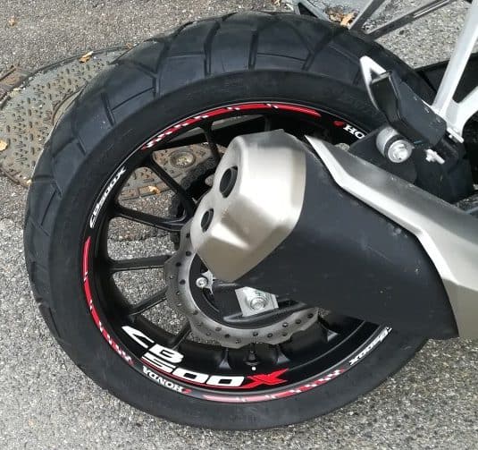 Nalepke za platišča Honda CB 500 X 4 Stickers jante Honda CB 500 X - Slika 4