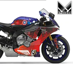 Stafferingssæt Yamaha R1 – Marvel
