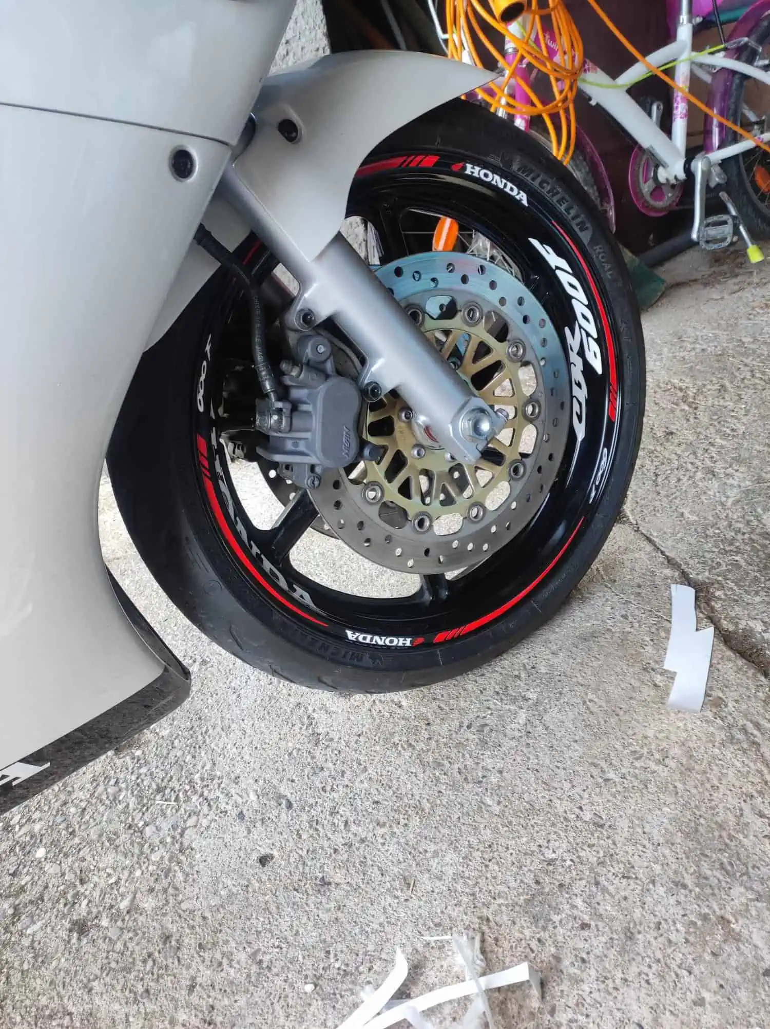 ленти за джанти Honda CBR 600 F 3 Stickers jante Honda CBR 600 F - Изображение 3