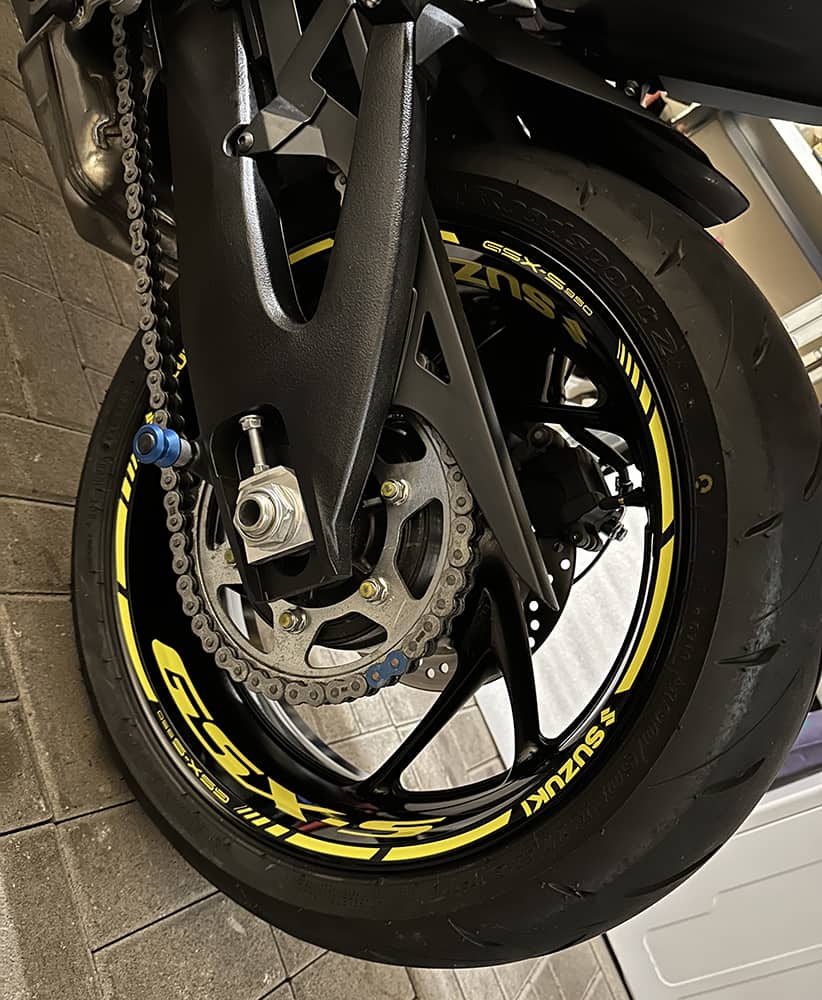 Velgstickers Suzuki GSX-S 950 5 Stickers jante Suzuki GSX-S 950 - Afbeelding 5