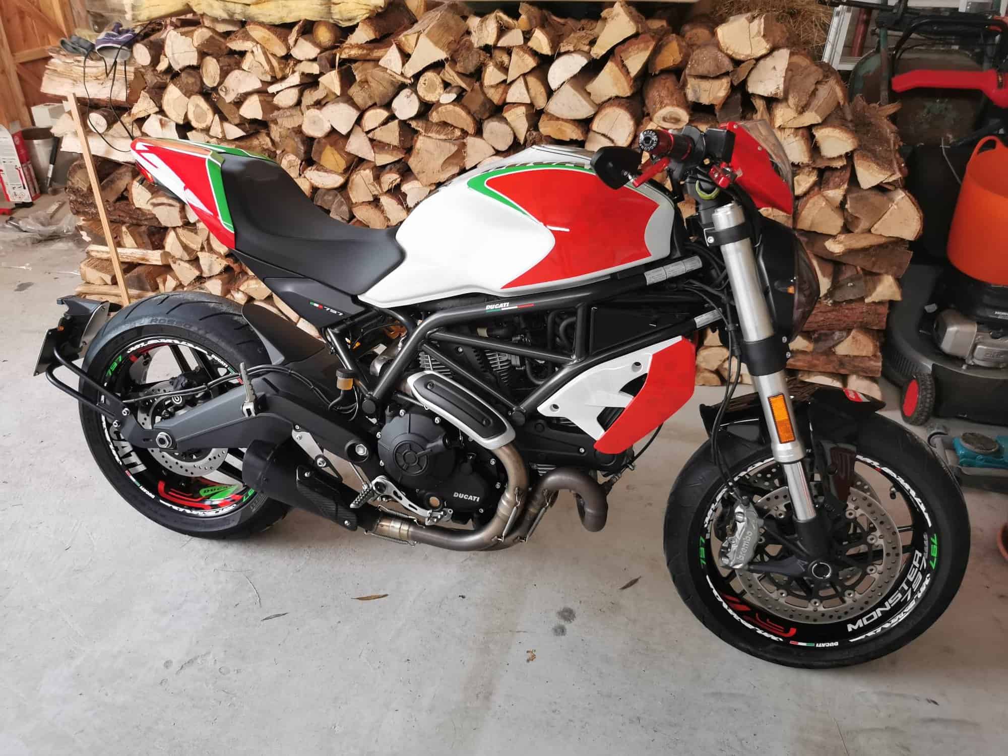 Naljepnice za felge Ducati Monster 797 3 Stickers jante Ducati Monster 797 - Slika 3