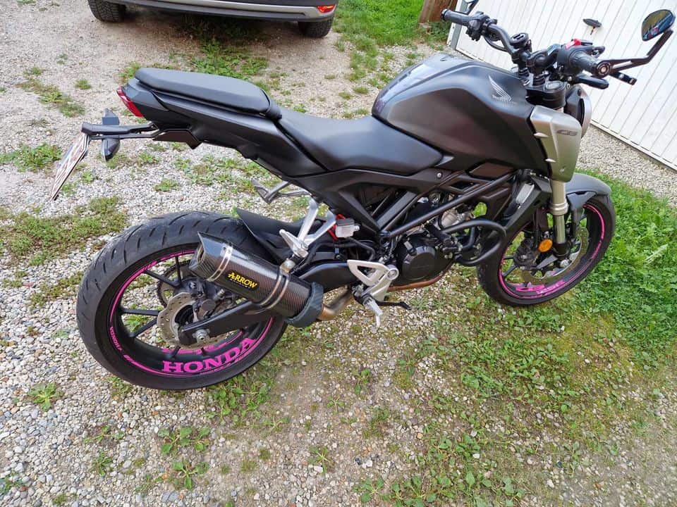 Nalepke za platišča Honda CB 125 R 4 Stickers jante Honda CB 125 R - Slika 4