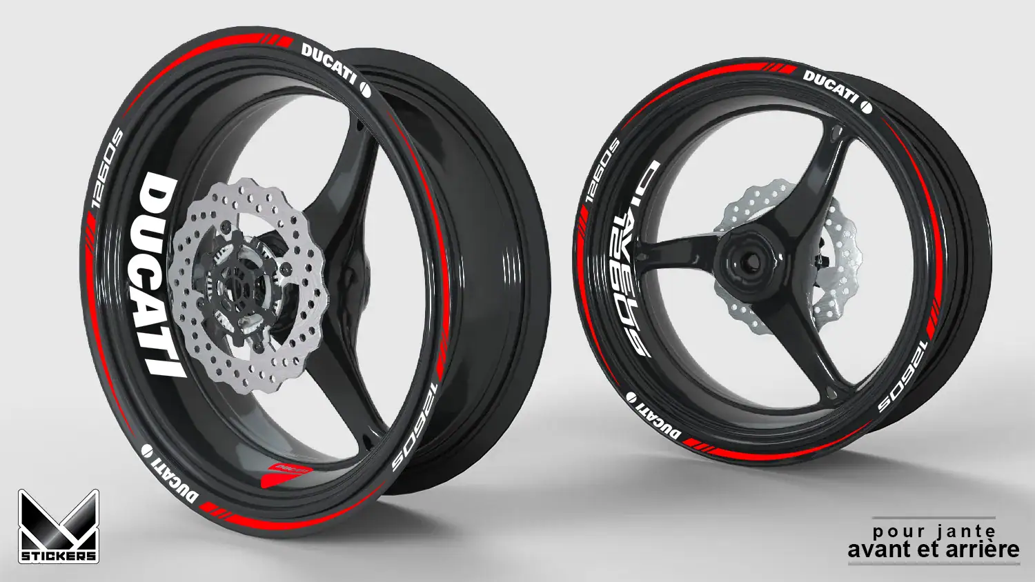 Stickers jante Ducati Diavel 1260 S 1 Stickers jante Ducati Diavel 1260 S