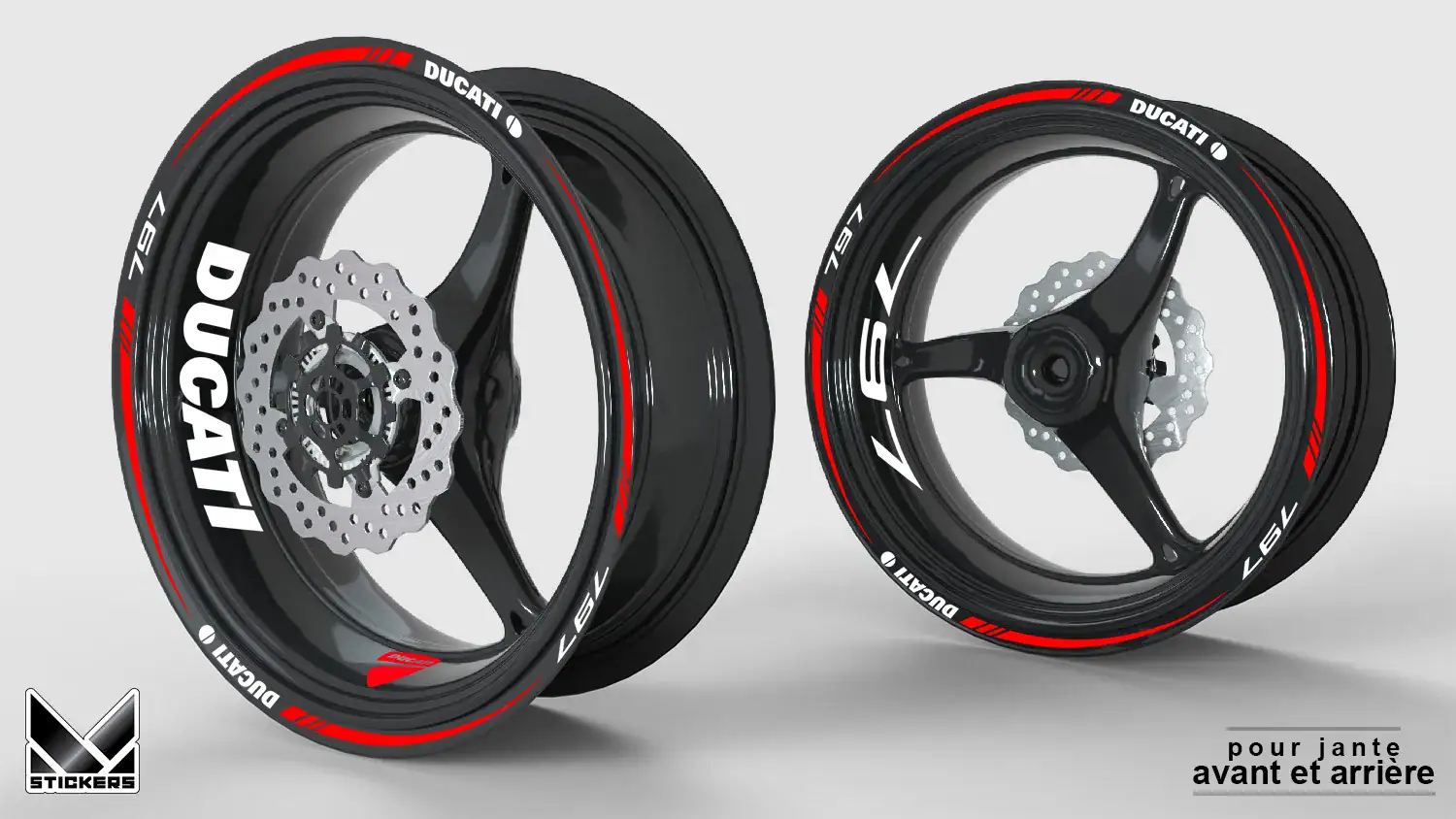 Naljepnice za felge Ducati Monster 797 1 Naljepnice za naplatke Ducati Monster 797